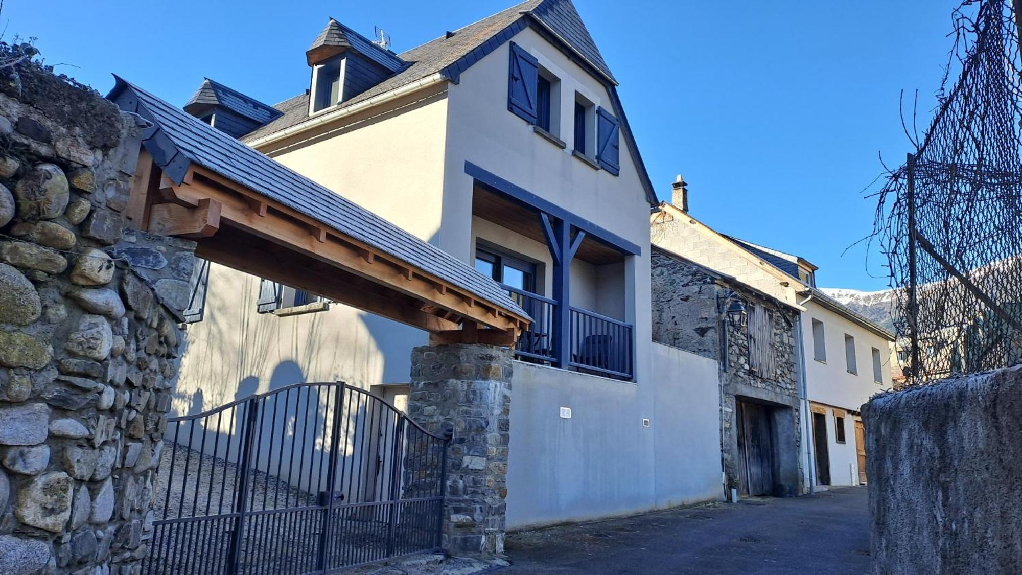 아로 Le Balcon Face A L'Aspin 빌라 외부 사진